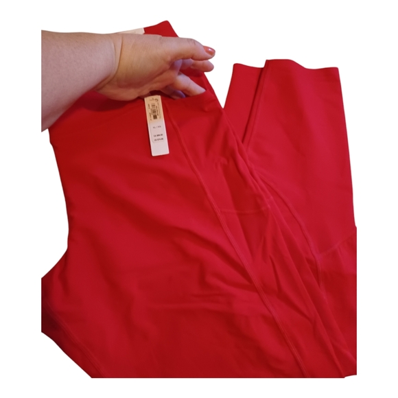 Victoria Secret red leggings - Picture 2 of 5